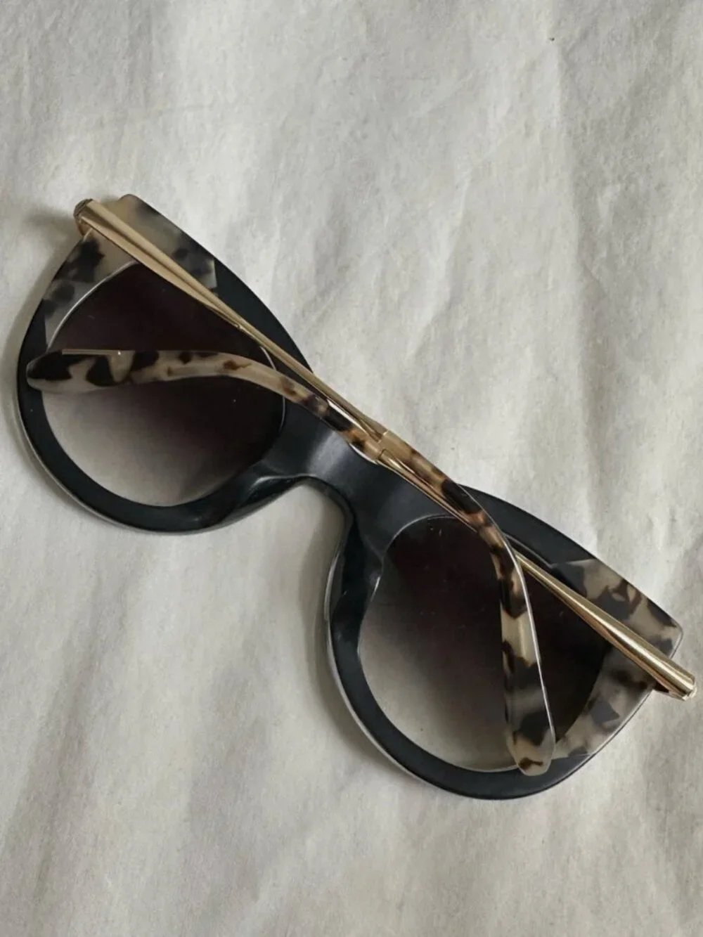Krewe Laveau Cat Eye Sunglasses 24k